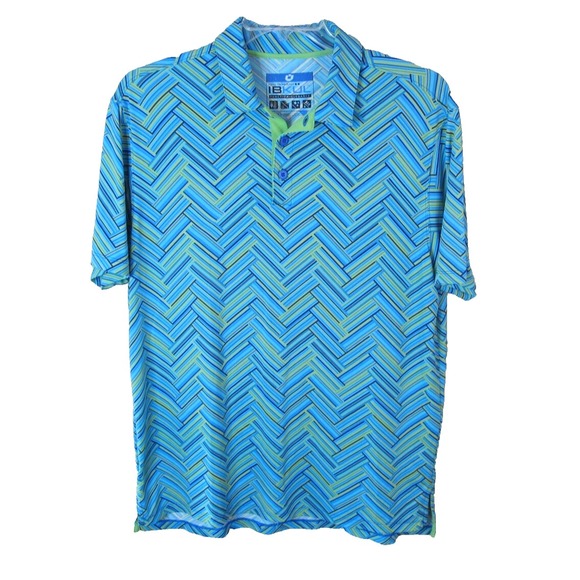 IBKUL Mens Lucky Charm Polo Shirt - Kelly Green